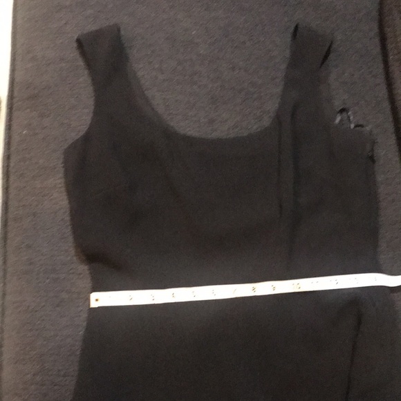 Ralph Lauren Black Square Tank Neckline Fit & Flare Lined Ankle Length Dress-10 - Picture 13 of 13